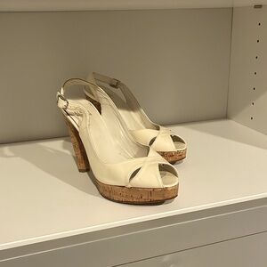 Stuart Weitzman White Heels